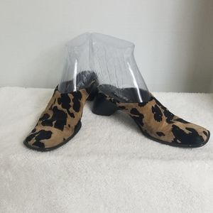 Chico's Animal Print Mules